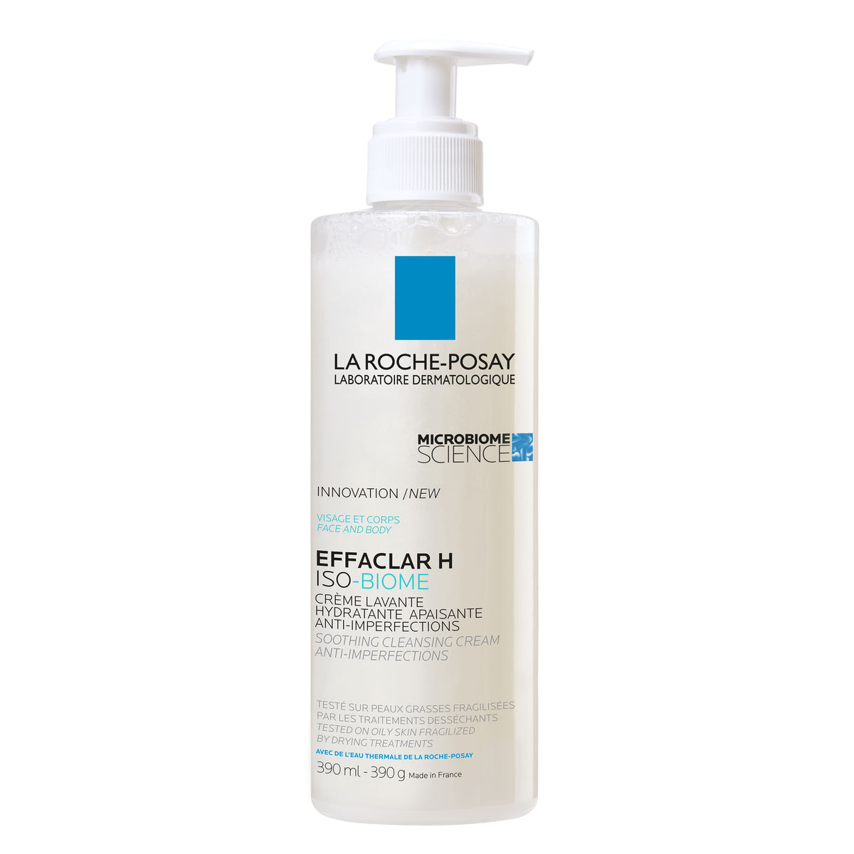 La Roche-Posay Effaclar H ISO-BIOME Crème Lavante Hydratante Apaisante | 390ml
