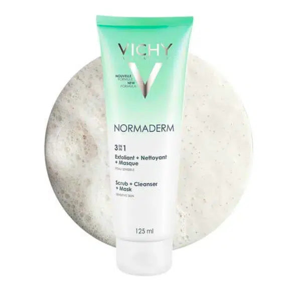 Vichy Normaderm Gel Nettoyant 3 en 1 125ml