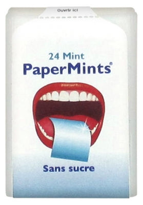Papermints Feuilles de Menthe Boîte 24 Unités