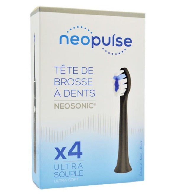 NEOPULSE Recharge 4 Têtes Brosse à Dents Ultra Souples