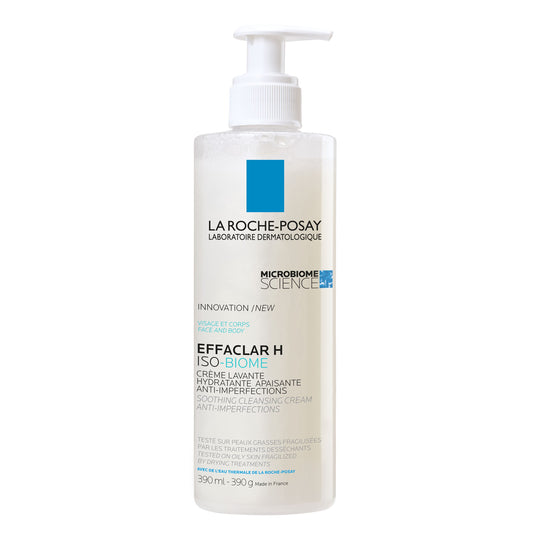 La Roche-Posay Effaclar H ISO-BIOME Crème Lavante Hydratante Apaisante | 390ml