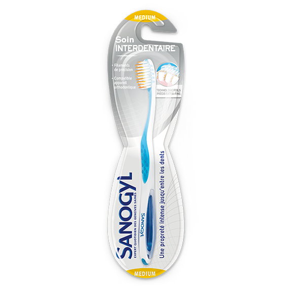 Sanogyl Brosse à Dents Soin Interdentaire Medium