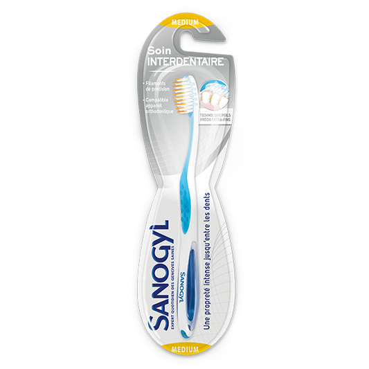 Sanogyl Brosse à Dents Soin Interdentaire Medium