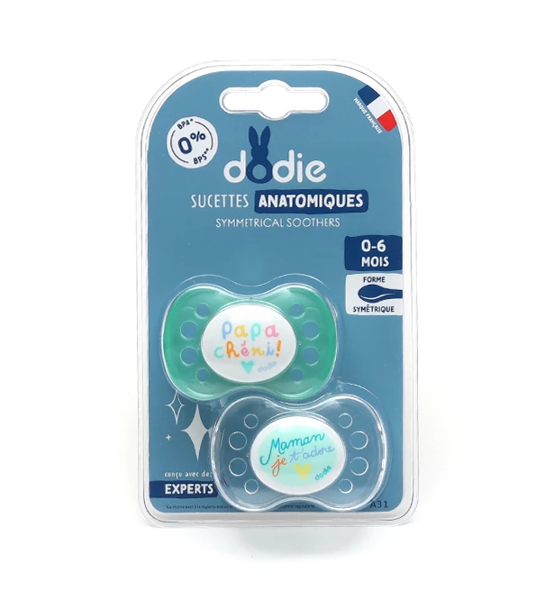 Dodie Sucette A31 0-6 Mois Duo Maman Papa Chéri