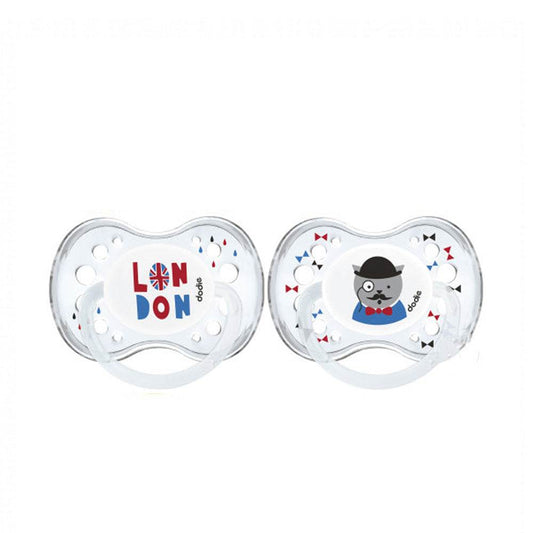 Dodie 2 Sucettes Anatomique Londres +18M A90