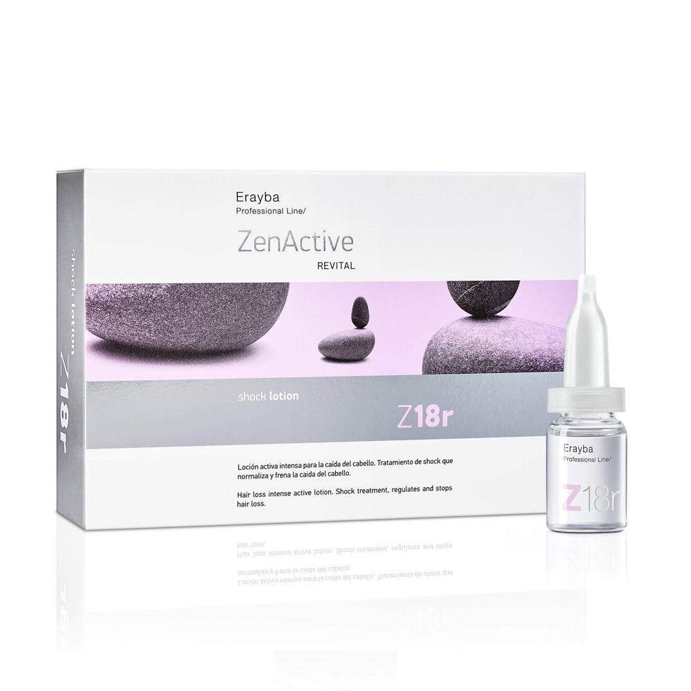 Erayba Zen Active Z18r Shock Lotion - Traitement Choc Anti-Chute Intensif 12x8ml