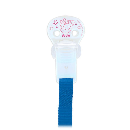 Dodie Attache Sucette Ruban Peppa Pig - Rose