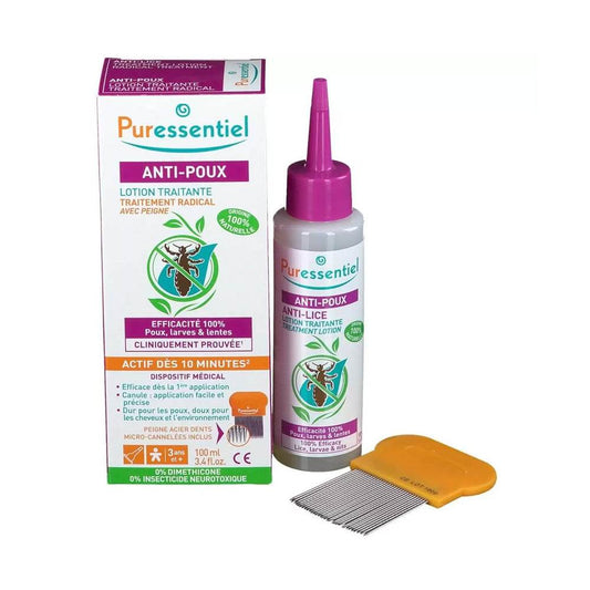 Puressentiel Anti-Poux Lotion Traitante + Peigne 100ml