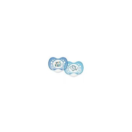 Dodie Duo Sucettes Anatomiques Silicone +18 Mois N°G