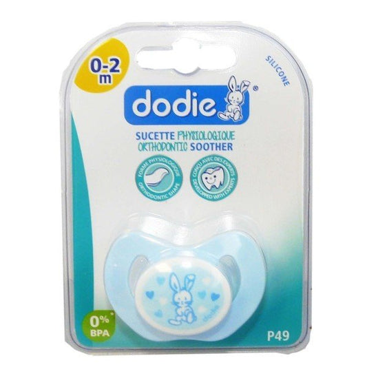 Dodie Sucette Physiologique Silicone 0-2 Mois N°P49
