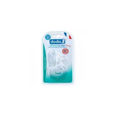 Dodie Tétine Plate Sensation+ Anti-Colique D1 0-6 Mois x2