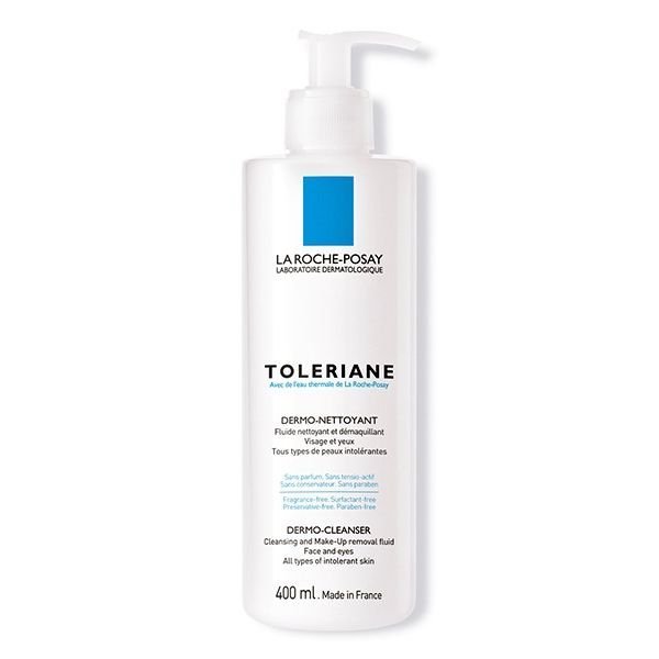 La Roche-Posay Toleriane Dermo-Nettoyant Fluide Démaquillant Peau Intolérante 400ml