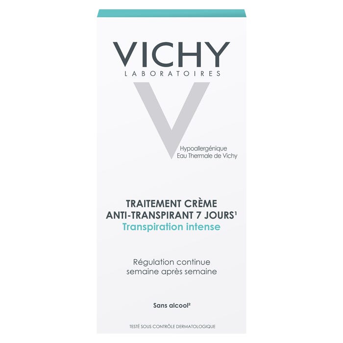 Vichy Déodorant Traitement Anti-Transpirant Crème 30ml 7 Jours