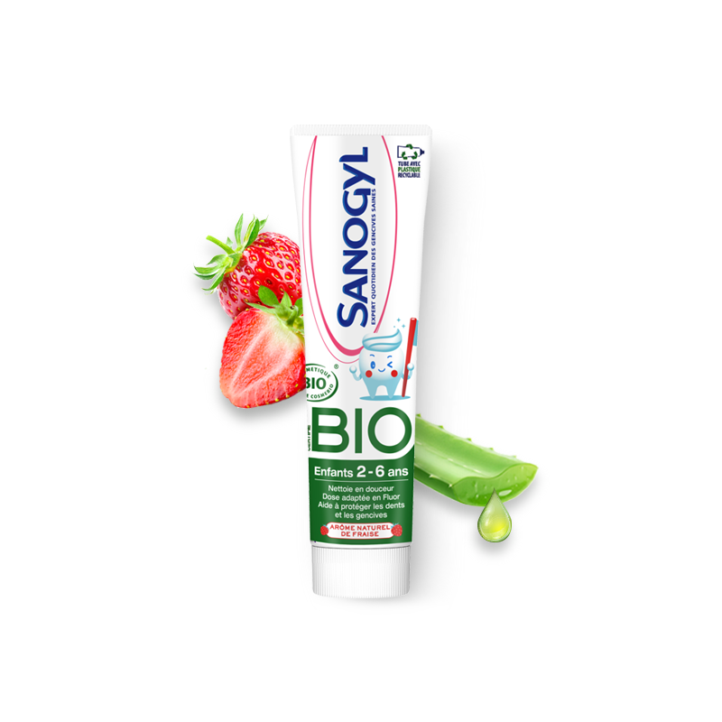 Sanogyl Dentifrice Enfants Bio 2-6 ans 50ml