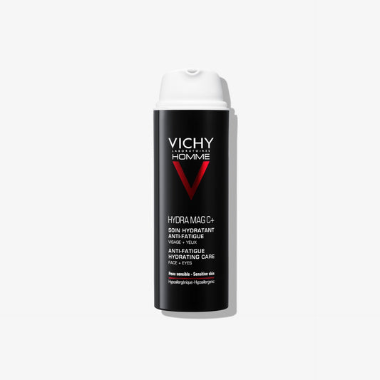 Vichy Homme Crème Hydratante Anti-Fatigue Visage et Yeux - Hydra Mag C+