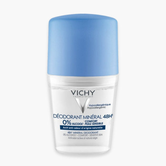 Vichy Déodorant Roll-On Minéral Confort Peau Sensible 48h 50ml